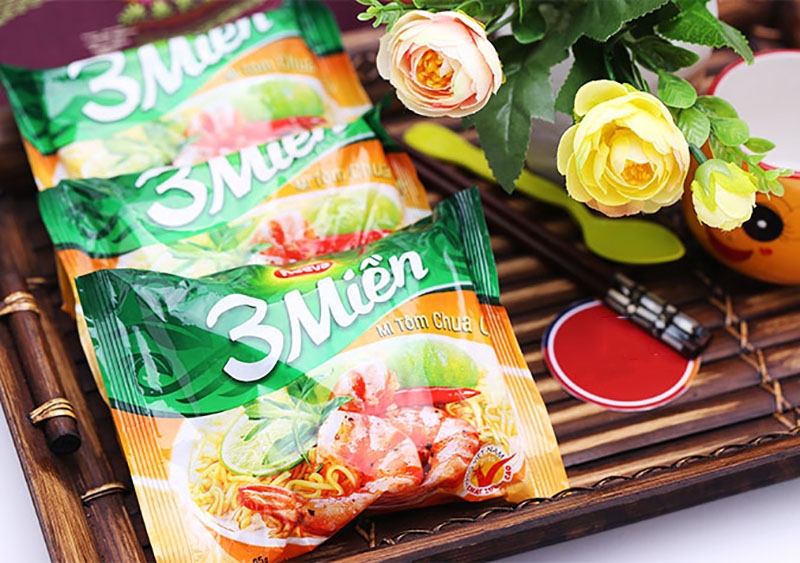 Mỳ 3 miền chua cay 65g.